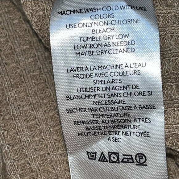 Free People We the free Coraline Thermal Top Womens Size XS Olive Tapenade Boho - Picture 5 of 10